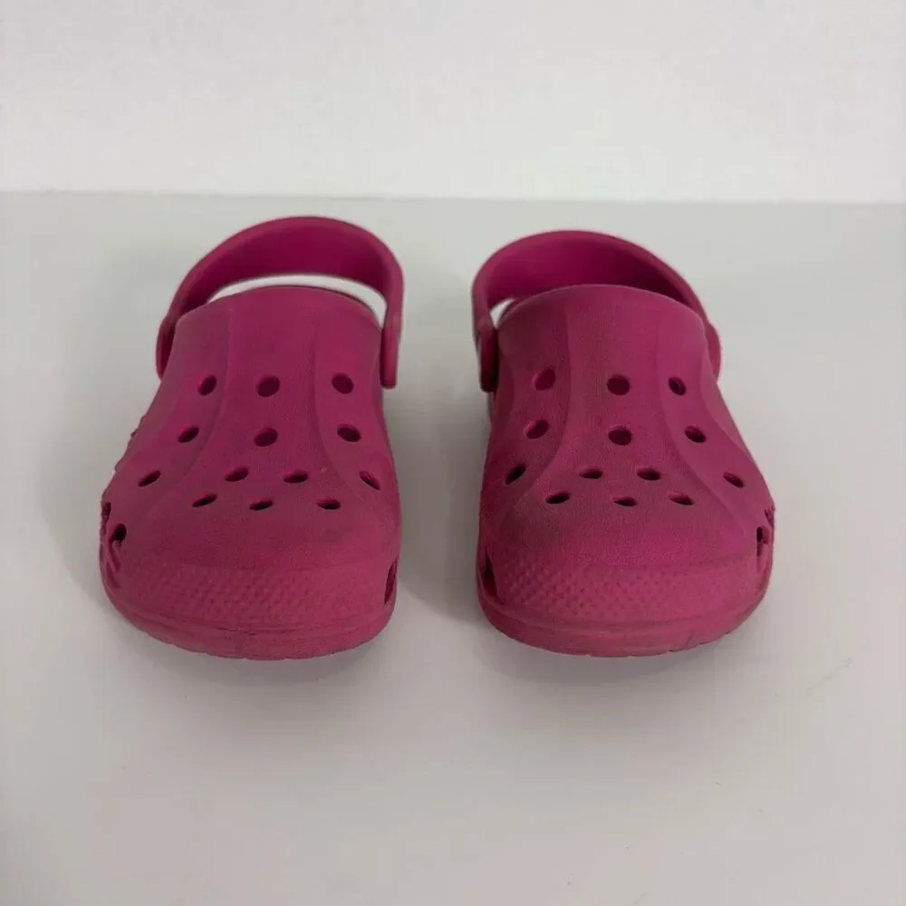 Crocs Pink Kid's Classic Clog Shoes Kid's‎ 10